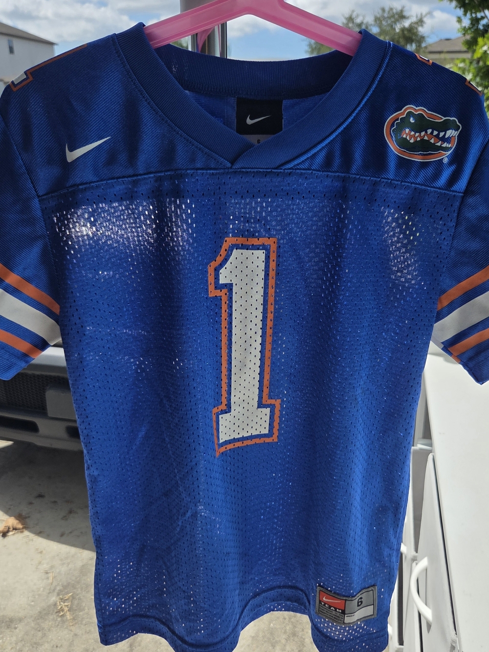Nike Kids Florida Gators Blue #1 Football Jersey